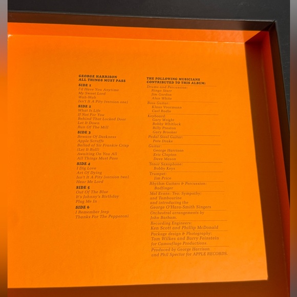 George Harrison All Things Must Pass 50th Anniversary Box Set - Picture 5 of 14